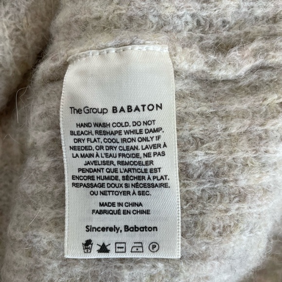 Babaton Alpaca Sweater Dress/Tunic XS - Picture 5 of 6